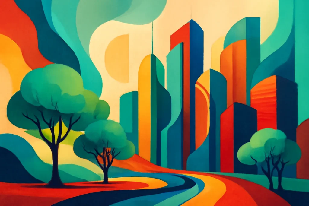 Imagem horizontal com elementos naturais e urbanos, destacando principais fotógrafos fotografia contemporânea