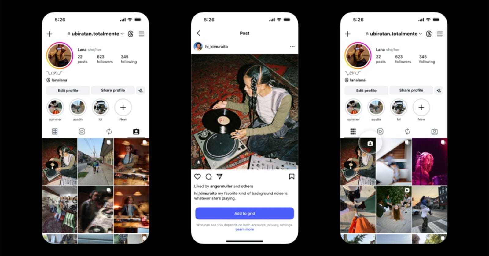 Instagram como portfólio: como organizar grade e marcações